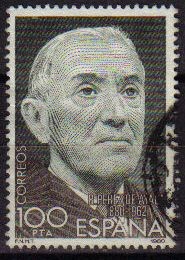 ESPAÑA 1980 2578 Sello Centenario del nacimiento de Ramón Pérez de Ayala (1880-1962) Yvert2224