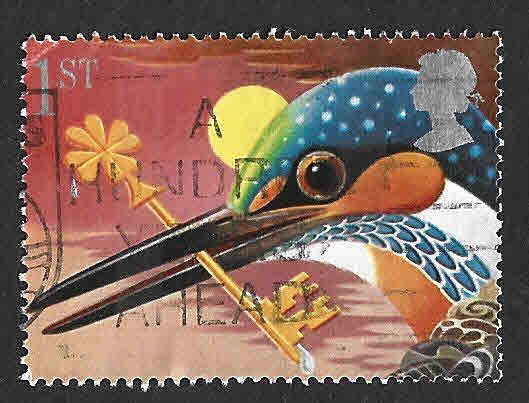 1354 - Llave Pájaro Azul