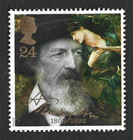 1441 - Centenario de la Muerte de Alfred Tennyson