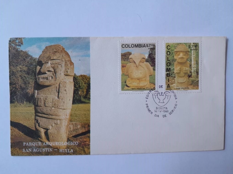San Agustín- Correo Primer Día de Servicio- 12-V-1981