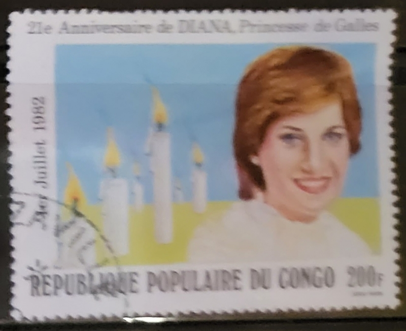 Princesa Diana y velas