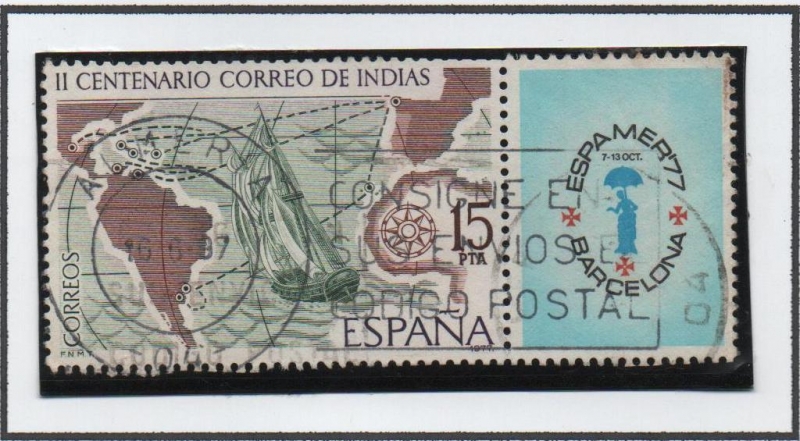 ESPAMER'77 Correo d' Indias