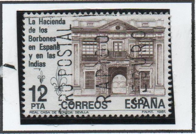 La Hacienda d' l' Borbones España y en l' Indias