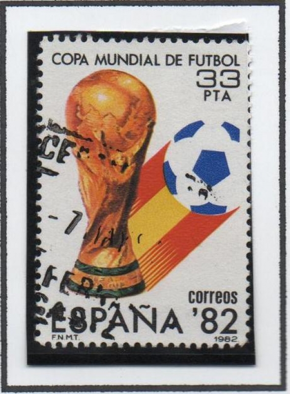 Copa Mundial d' Futbol España 82. Trofeo y Logotipo