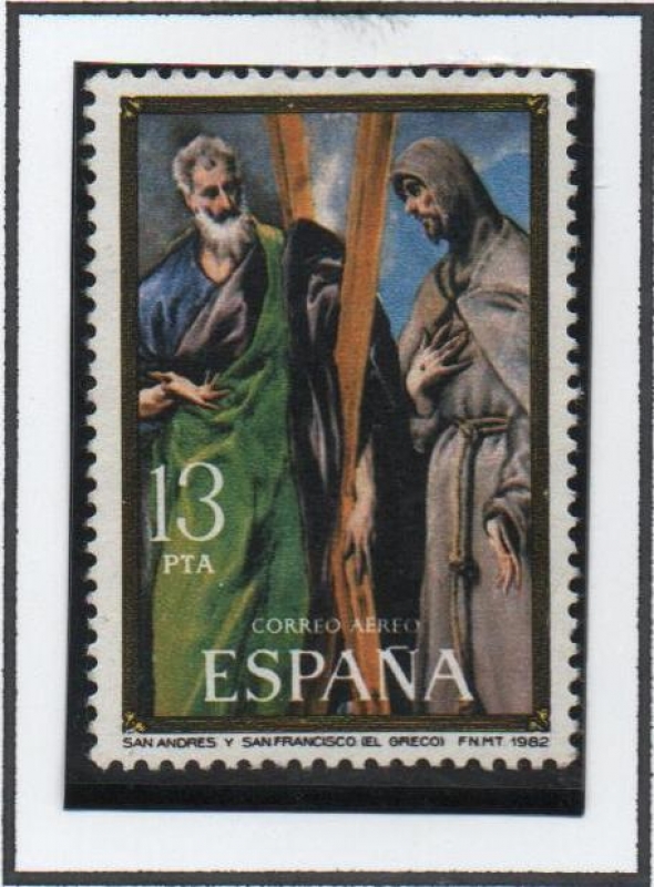 Homenaje a el Greco. San Andrés y san Francisco