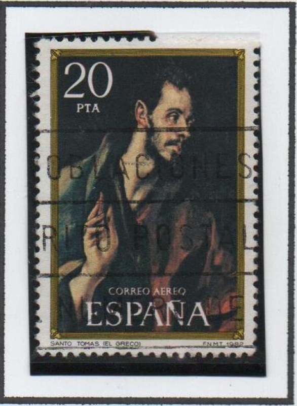 Homenaje a el Greco. Santo Tomas