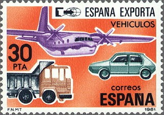 ESPAÑA 1981 2628 Sello ** España Exporta Vehiculos de Transporte Yvert2256 Scott2249
