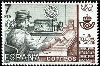 ESPAÑA 1981 2637 Sello Nuevo Museo Postal Telegrafista Scott2273 Michel2526