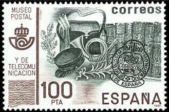 ESPAÑA 1981 2640 Sello Nuevo Museo Postal Legado del Dr. Thebussem Scott2276 Michel2528