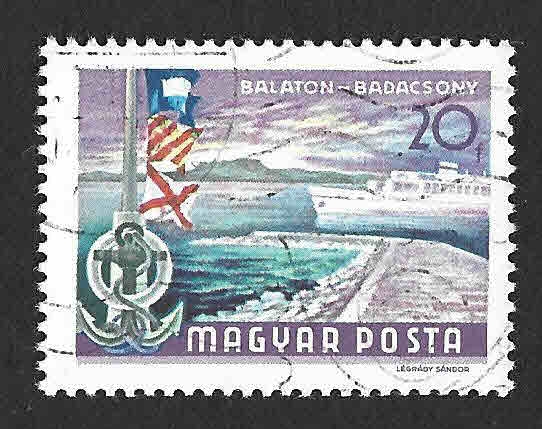 1908 - Vistas del Lago Balatón