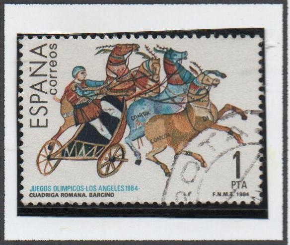 Juegos Olimpicos Los Ángeles: Cuadriga Romana