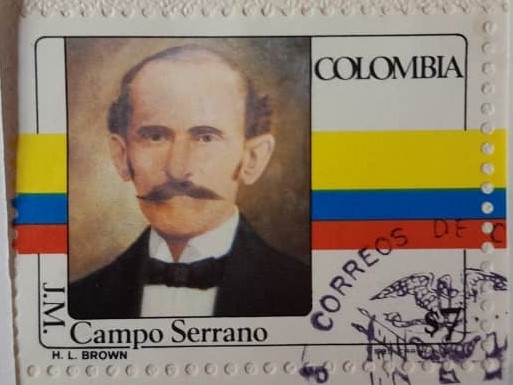 José María Campo Serrano (1832-1915)-Militar- Presidente encargado de Colombia (1886/88)