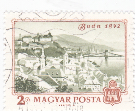 panorámica de Buda 1872