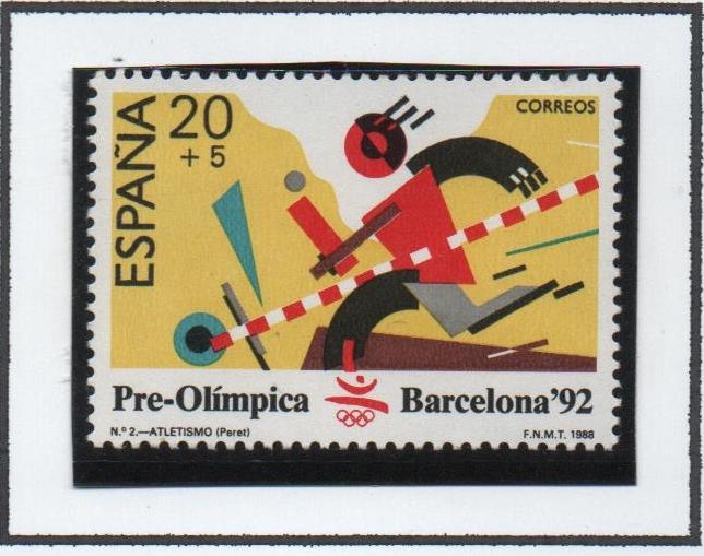 Barcelona'92 I serie Preolímpica. Atletismo