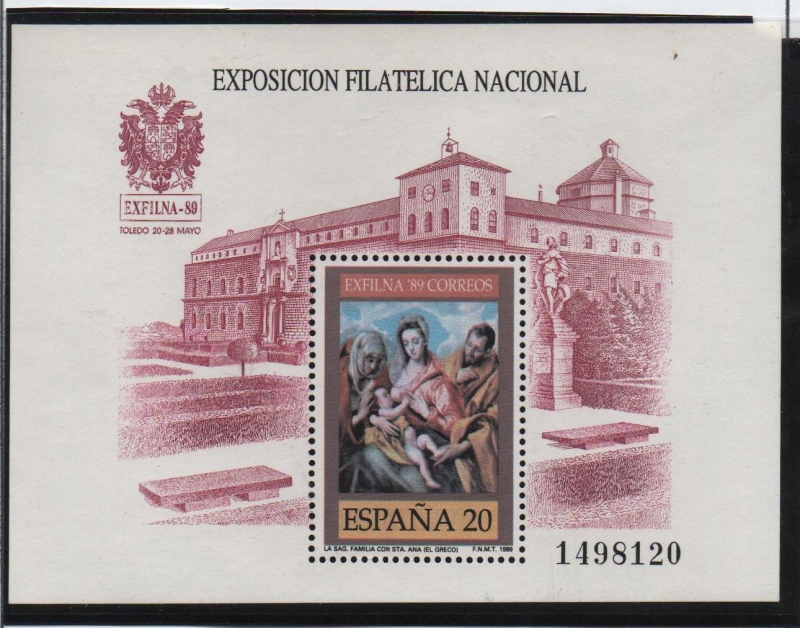 Exposición Filatélica Nacional, Sagrada Familia