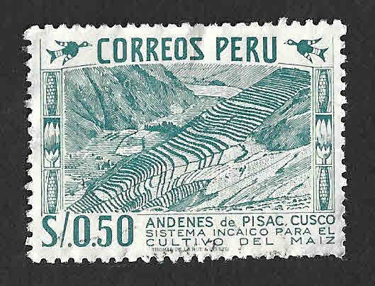 486 - Andenes de Pisac. Cuzco.