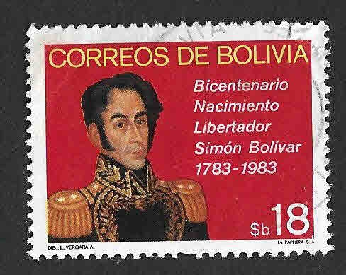 673 - Bicentenario del Nacimiento de Simón Bolívar