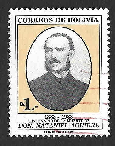 773 - Centenario de la Muerte de Don Nataniel Aguirre