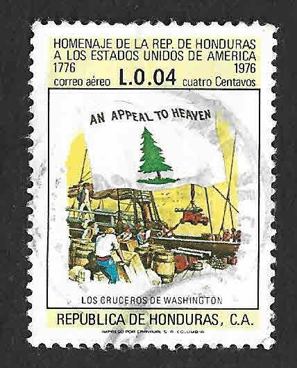 C604 - Homenaje de Honduras a USA