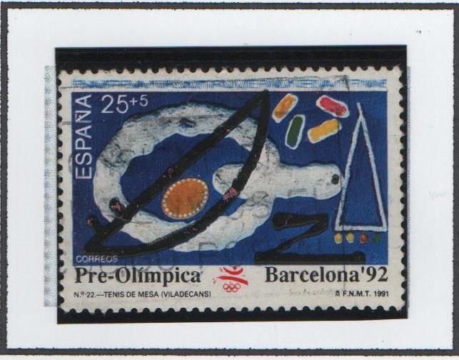 Barcelona'92 VII serie Pre-Olímpica: Tenis d' Mesa