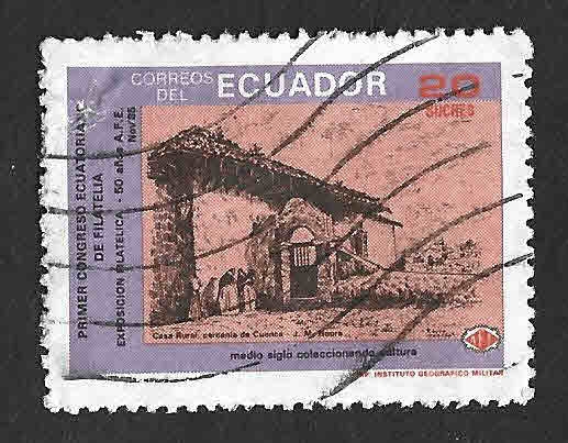 1096 - I Congreso Ecuatoriano de Filatelia