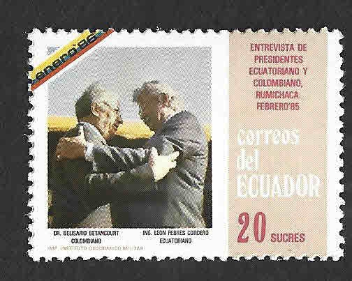 1132 - Encuentro Presidente Ecuatoriano y Presidente Colombiano