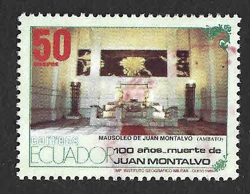 1223 - Centenario de la Muerte de Juan Montalvo