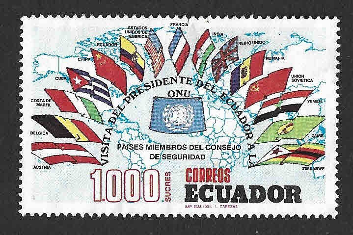 1277 - Visita del Presidente de Ecuador a la ONU