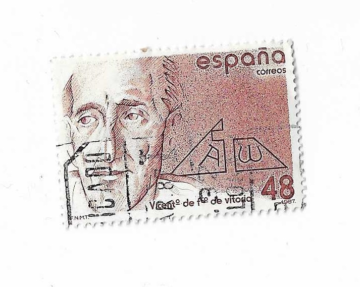 Edifil 2883. V Centenario del nacimiento de Francisco de Vitoria