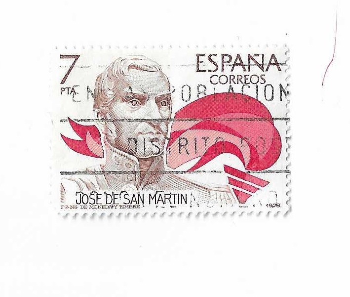 Edifil 2489. José de San Martín
