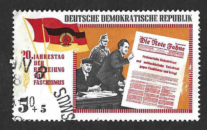 B127 - XX Aniversario de la Liberación del Fascismo (DDR)