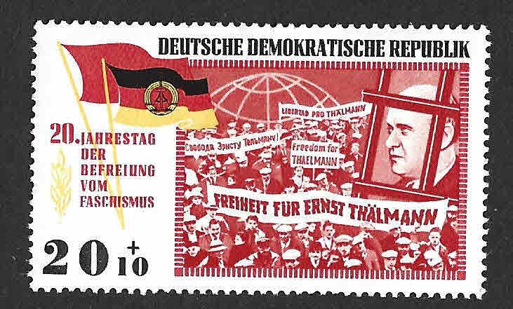 B130 - XX Aniversario de la Liberación del Fascismo (DDR)
