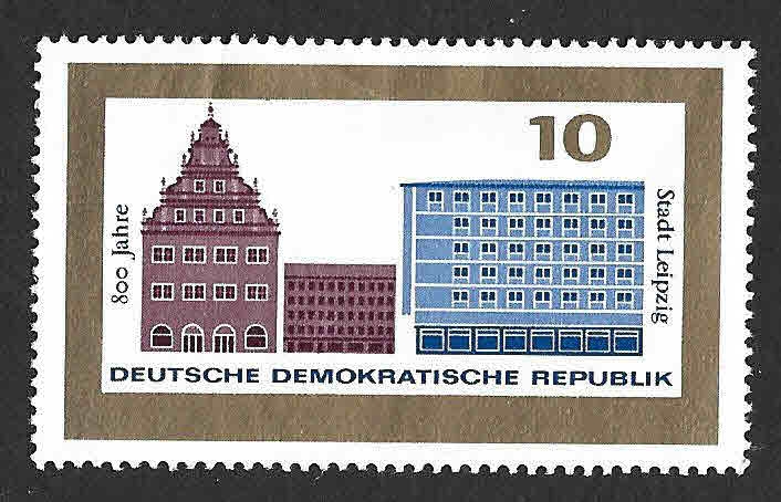 781 - 800 Aniversario de la Ciudad de Leipzig (DDR)