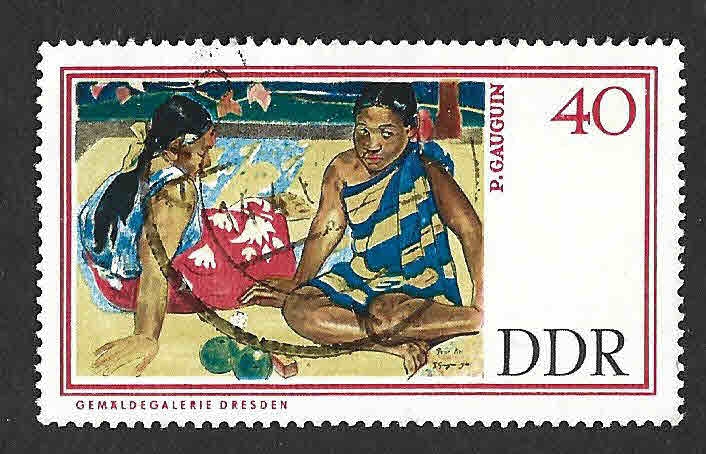 912 - Pinturas de la Galería Nacional de Dresde (DDR)