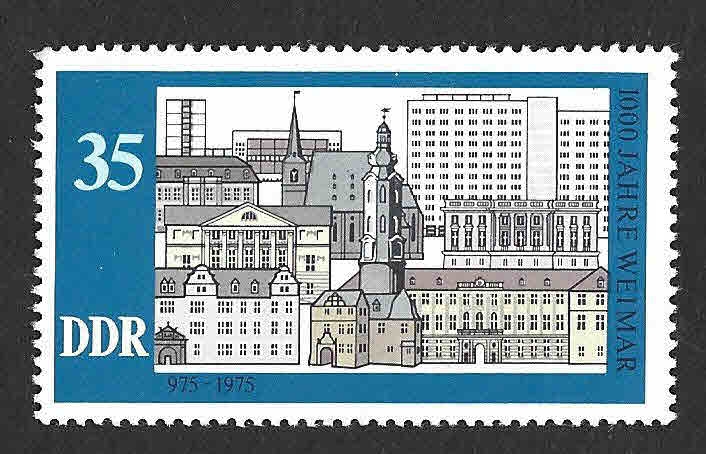 1686 - Milenio de la Ciudad de Weimar (DDR)