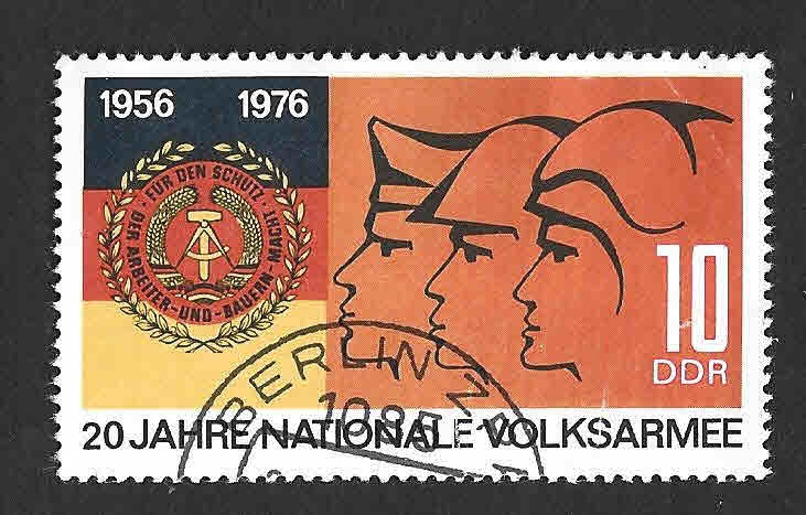 1712 - XX Aniversario del Ejército Nacional del Pueblo (DDR)