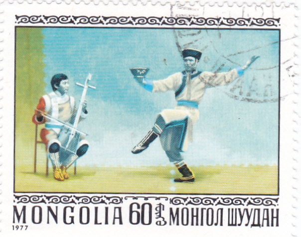 Danza del tronco de Mongolia occidental de Bielge