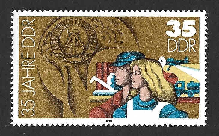2441 - XXXV Aniversario de la República (DDR)