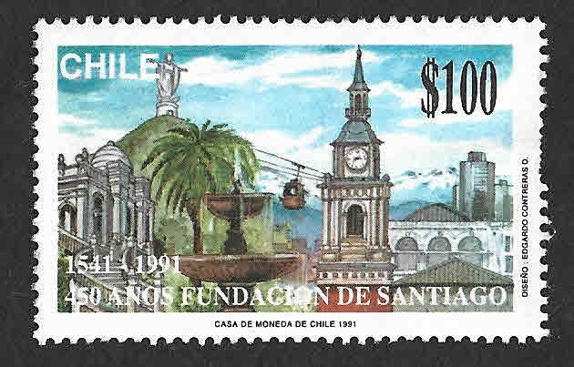 942 - 450 Años de la Fundación de la Ciudad de Santiago de Chile