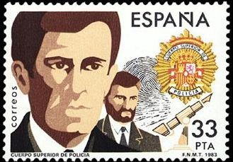 ESPAÑA 1983 2694 Sello Nuevo Cuerpos de Seguridad del Estado. Cuerpo Superior de Policia Yvert2312 S