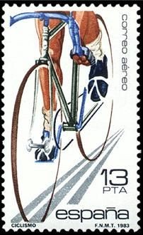ESPAÑA 1983 2695 Sello Nuevo Deportes Ciclismo YvertA302 ScottC183