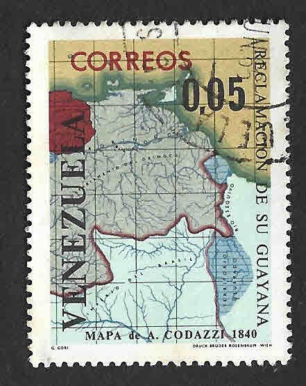 886 - Mapas de Venezuela y Guayana