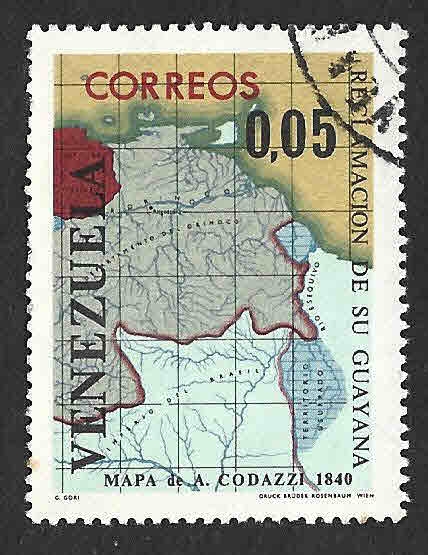 886 - Mapas de Venezuela y Guayana