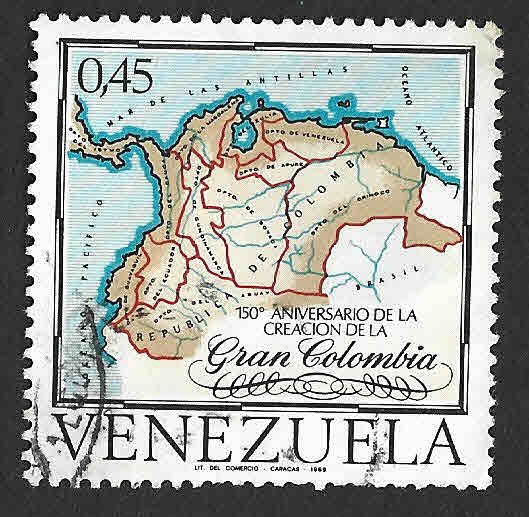 956 - 150 Aniversario de la Fundación del Estado de la Gran Colombia