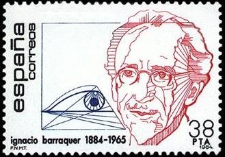 ESPAÑA 1984 2760 Sello Nuevo Personajes Famosos Ignacio Barraquer Yvert2374 Scott2375