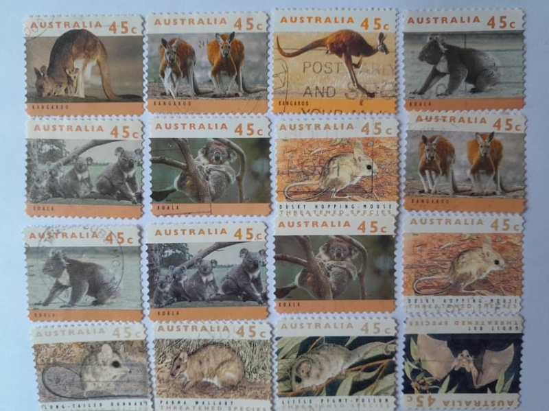 Especies Amenazadas - Fauna - Sellos del año 1992