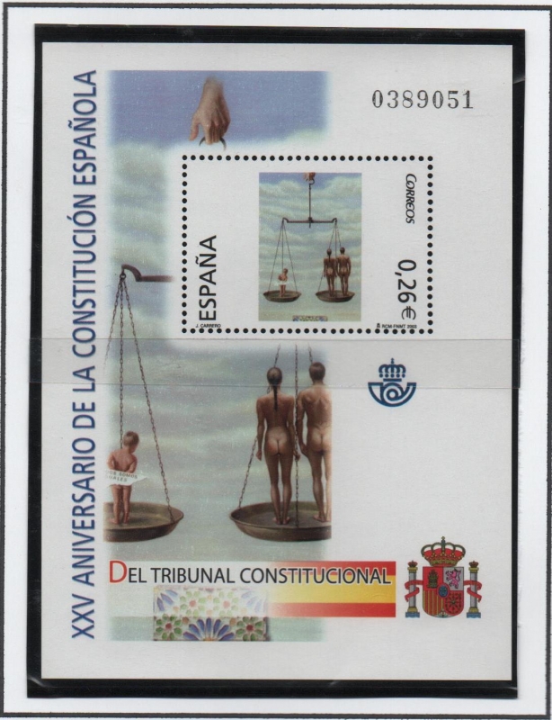 XXV Anv.d' l' Constitución Española:  Del Tribunal Constitucional