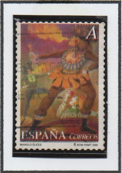 Obras d' Manolo Elises: Y le salía fuego
