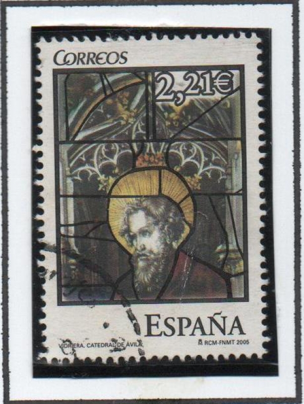 Vidrieras d' l' Catedral d'  Ávila: San Pablo