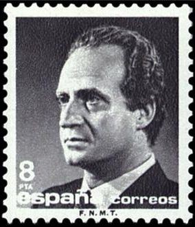 ESPAÑA 1985 2797 Sello Nuevo Serie Básica Rey D. Juan Carlos I Efigie 8 pts c/s charnela Michel2680